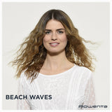 Plancha Rowenta Waves Addict Cf4710f0  Con Múltiples Accesorios Caliente Negro, Oro