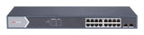 Switch 16 Puertos Poe+ 10/100/1000 Mbps 2 Puertos Sfp Uplink Hik Proconnect Gestión Inteligente Hikvision