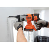 Black+Decker Martillo Combinado A Batería Bcd900b, 18 Voltios, Martillo Perforador Bcd900b-Xj