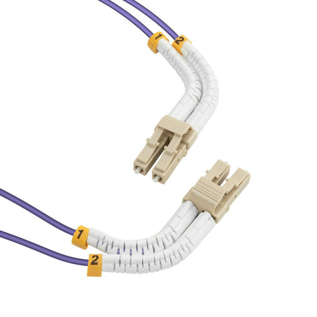 EAN 5715063505960 - Lanview LVO2318005-FLEX Cable de fibra óptica e InfiniBand 0,5 m LC LC/LC Púrpura imagen 3