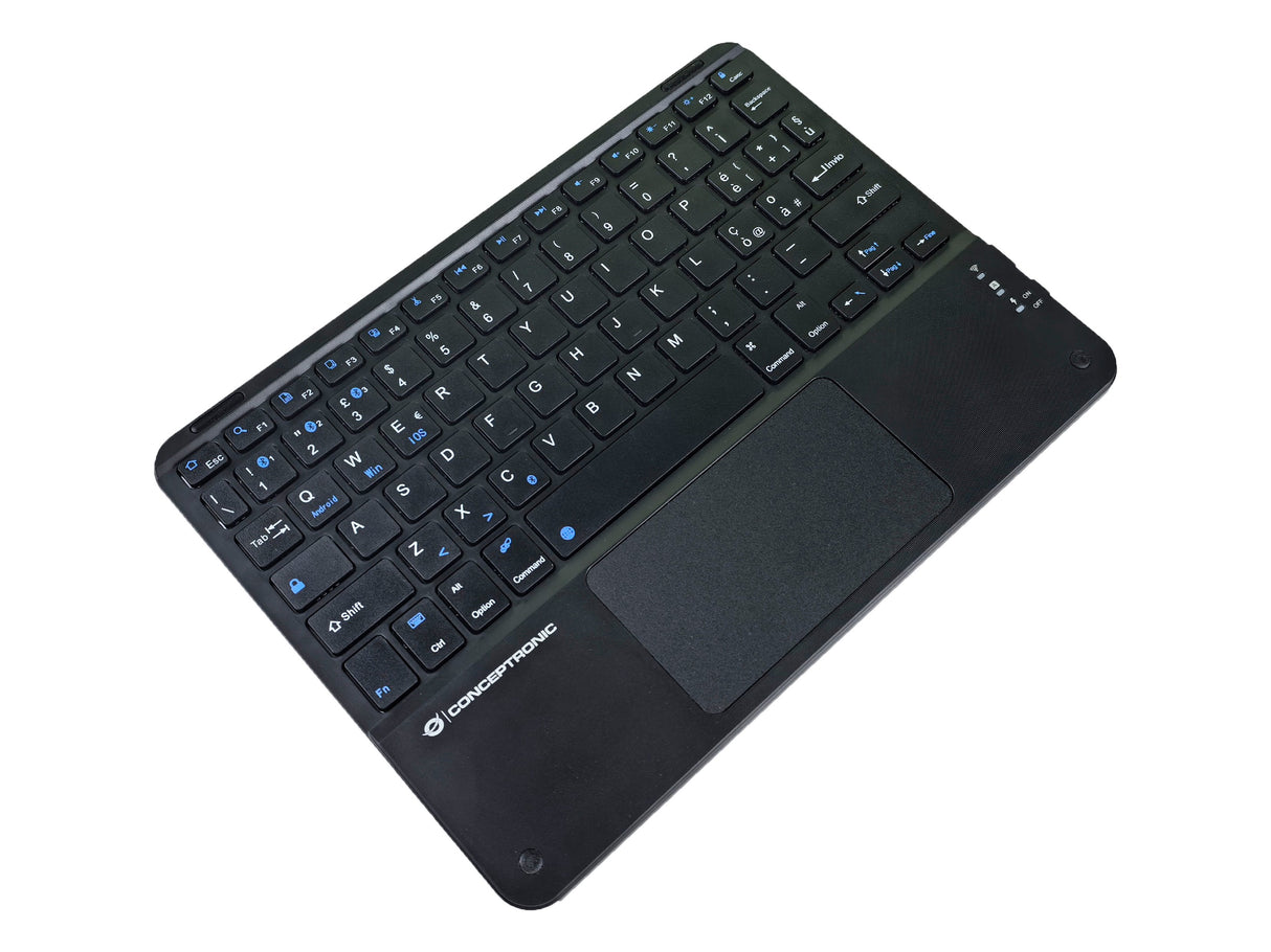 Conceptronic Wireless Teclado, Layout Italien. 10" Negro