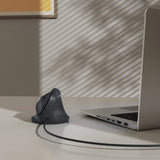 Hama Ergonomische Vertikalraton,Ecm-500r,Mit Cable,7 T,Schwar