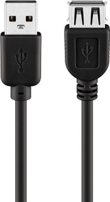 EAN 4040849689055 - Goobay 68905 cable USB USB 2.0 5 m USB A Negro imagen 1