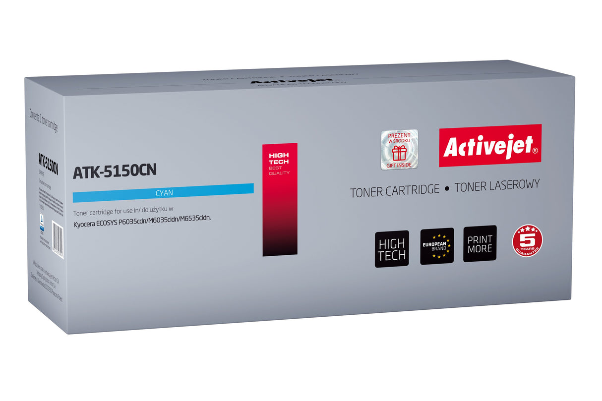 EAN 5901443107941 - Activejet ATK-5150CN cartucho de tóner 1 pieza(s) Compatible Cian imagen 1