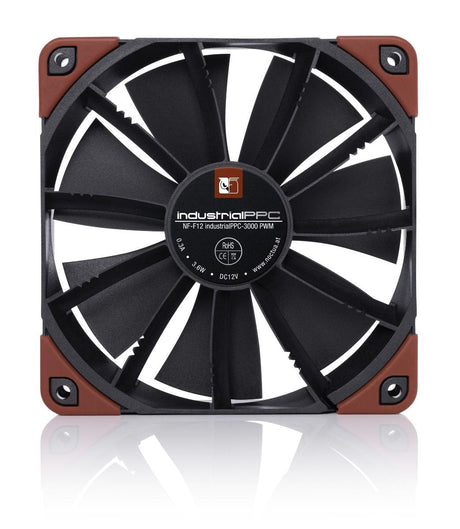 EAN 4716123315414 - Noctua NF-F12 industrialPPC-3000 PWM Carcasa del ordenador Ventilador 12 cm Negro, Marrón imagen 4