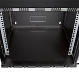 19" Wallmount Soho Box 9u 540*550, Flatpack, Negro