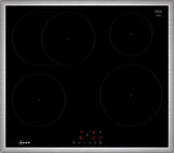 Neff T56sbf1l0 N 50, Placa De Cocción Independiente Negra/Acero Inoxidable, 60 Cm T56sbf1l0