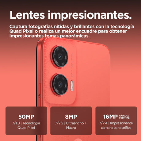 EAN 0840023269172 - Motorola moto g35 5G 17,1 cm (6.72") SIM doble Android 14 USB Tipo C 4 GB 128 GB 5000 mAh Rojo imagen 6