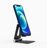 Aisens Soporte De Sobremesa Tamaño M Ajustable (2 Pivotes) Para Movil / Tablet - Negro