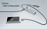 EAN 8595611707193 - i-tec CAHUBMETAL7 hub de interfaz USB 3.2 Gen 1 (3.1 Gen 1) Type-A + Type-C 5 Mbit/s Gris imagen 8