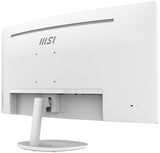 Monitor Msi Pro Mp341cqwde Led  34 " Blanco, Wqhd, Va, Curvo, Panel 100hz 9s6-3pb2ct-010