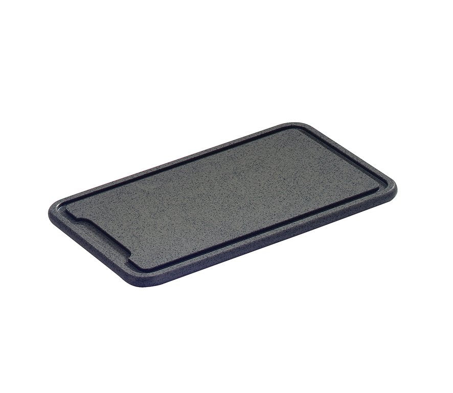 Tabla De Trinchar Zassenhaus De Plastico Gris Oscuro 36x23x1,5cm