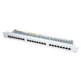 Value Kat.5e Class D 48.26cm 19zoll-Patchpanel 24p Geschirmt Grau
