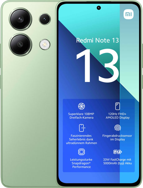 EAN 6941812762004 - Xiaomi Redmi Note 13 16,9 cm (6.67") Ranura híbrida Dual SIM Android 13 4G USB Tipo C 6 GB 128 GB 5000 mA imagen 1