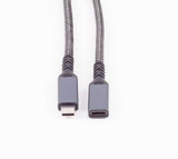 Shiverpeaks Usb-C Verlängerungscable 3.2 Pd Textil 1,5m
