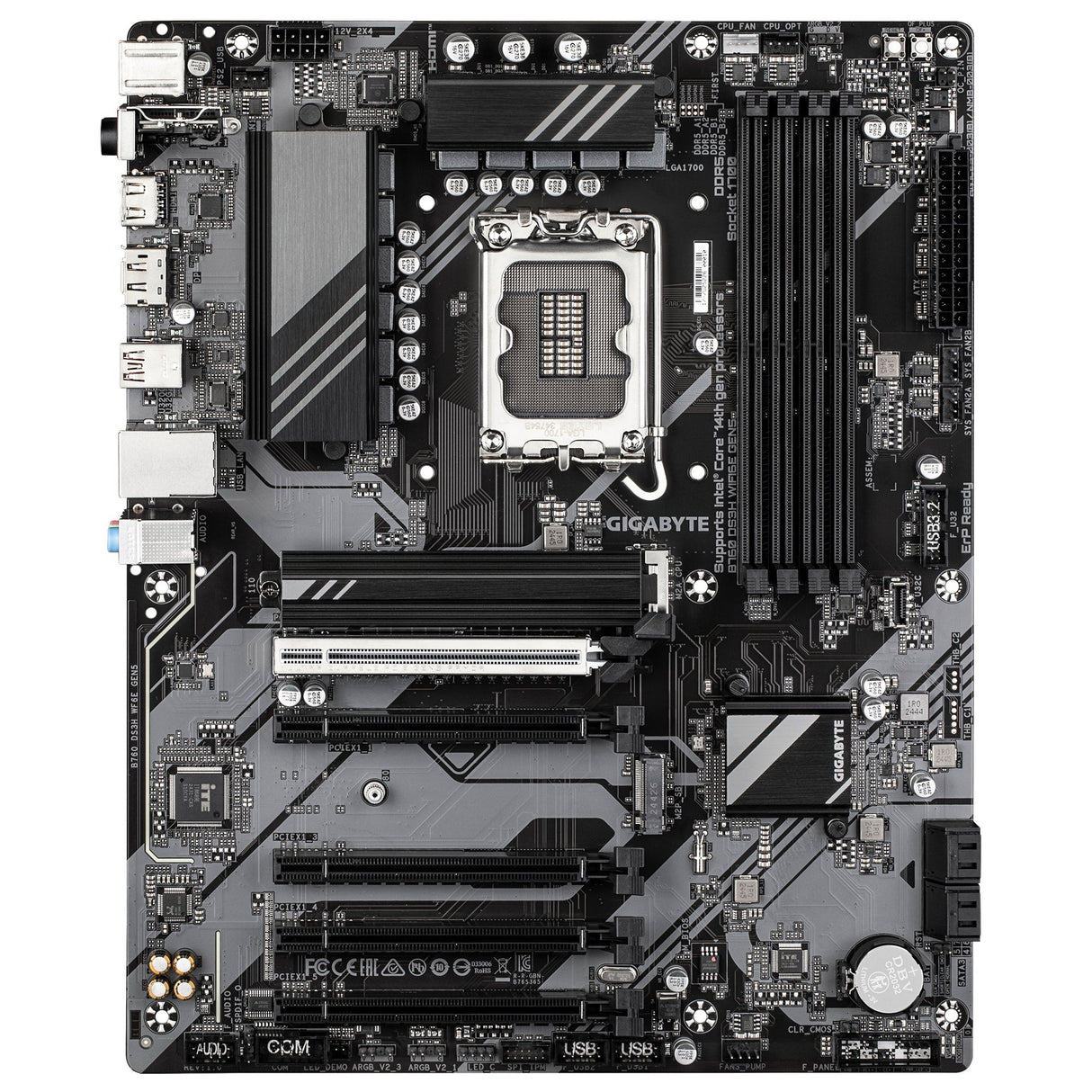 EAN 4719331872939 - GIGABYTE B760 DS3H WIFI6E GEN5 Intel B760 Express LGA 1700 ATX imagen 2