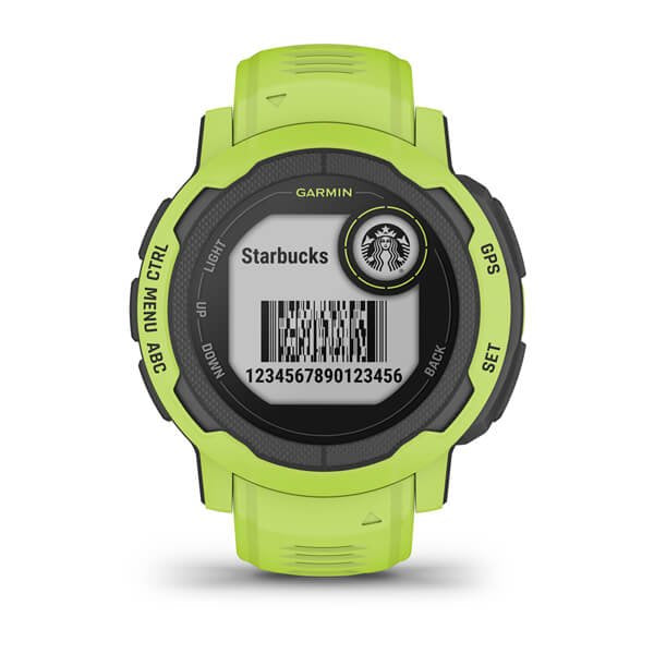 Smartwatch Garmin Instinct 2 Z Czujnikiem TäTna Hrm Elevate (Limonkowy / Limonkowy Pasek)