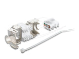 Delock Keystone Modulorj45 Hembra A Lsa Cat.6a 45° Angulare Hembra Geschirmt