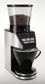 Molinillo De Café Melitta Calibra 1027-01  Eléctrico Cónico Con 39 Ajustes De Molienda, Apto Para Distintas Cafeteras, Moledor De Café Con Báscula Digital Y Pantalla Lcd, 200?G, Negro