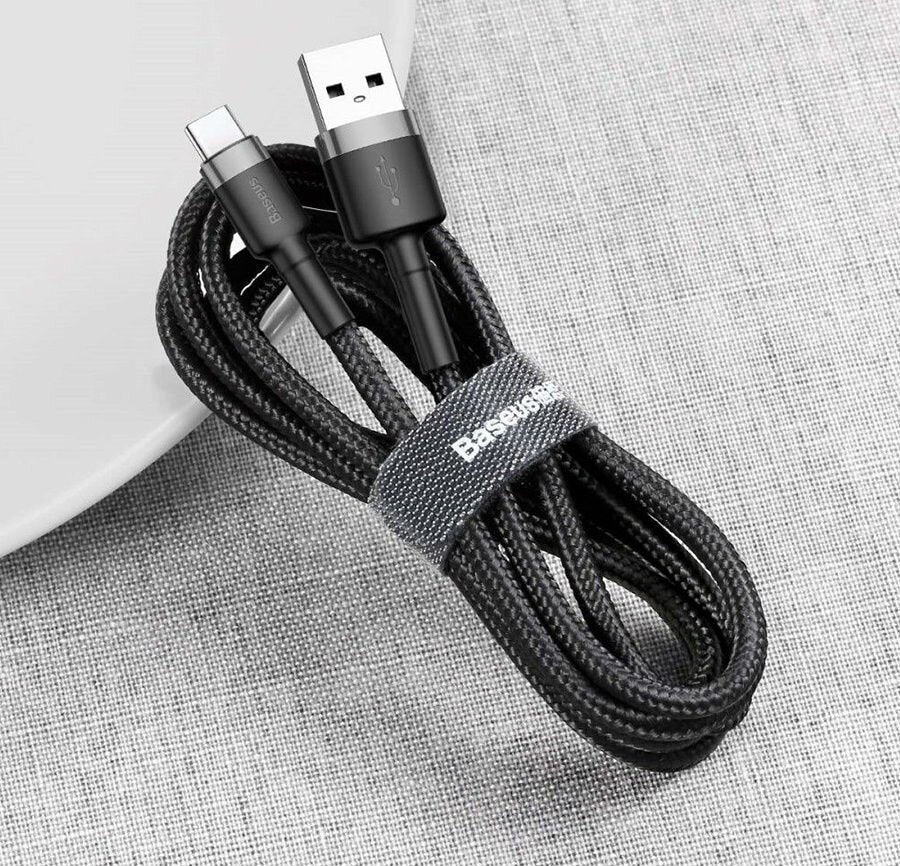 Baseus Cafule Cable Usb Usb 2.0 0,5 M Usb A Usb C Negro