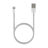 Aisens Cable Lightning A Usb 2.0, Lightning/M-Usb A Macho - 0.5m - Blanco