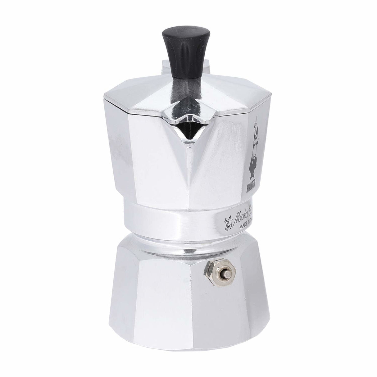 Cafetera Italiana Bialetti Moka Express Aluminio, Negro