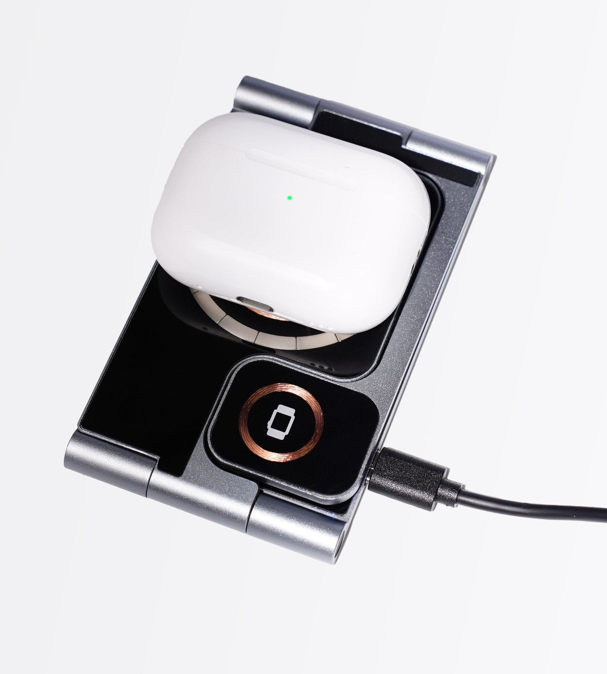 Deltaco 3-In-1 Wireless Charger 18w Faltbar