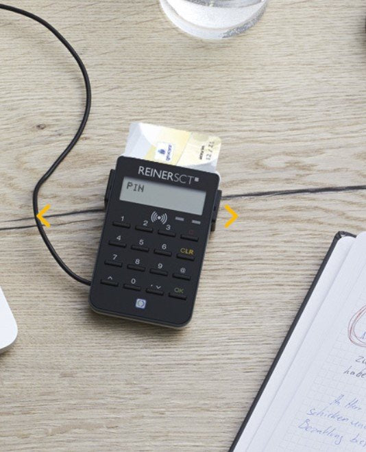 Lector De Tarjetas Externo Reiner Sct Cyberjack Rfid Standard Negro