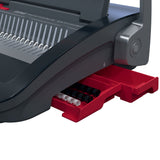 Gbc Combbind Cb25, Kamm-Bindegerät, Manuell, 390 Hojas, Negro, Rojo