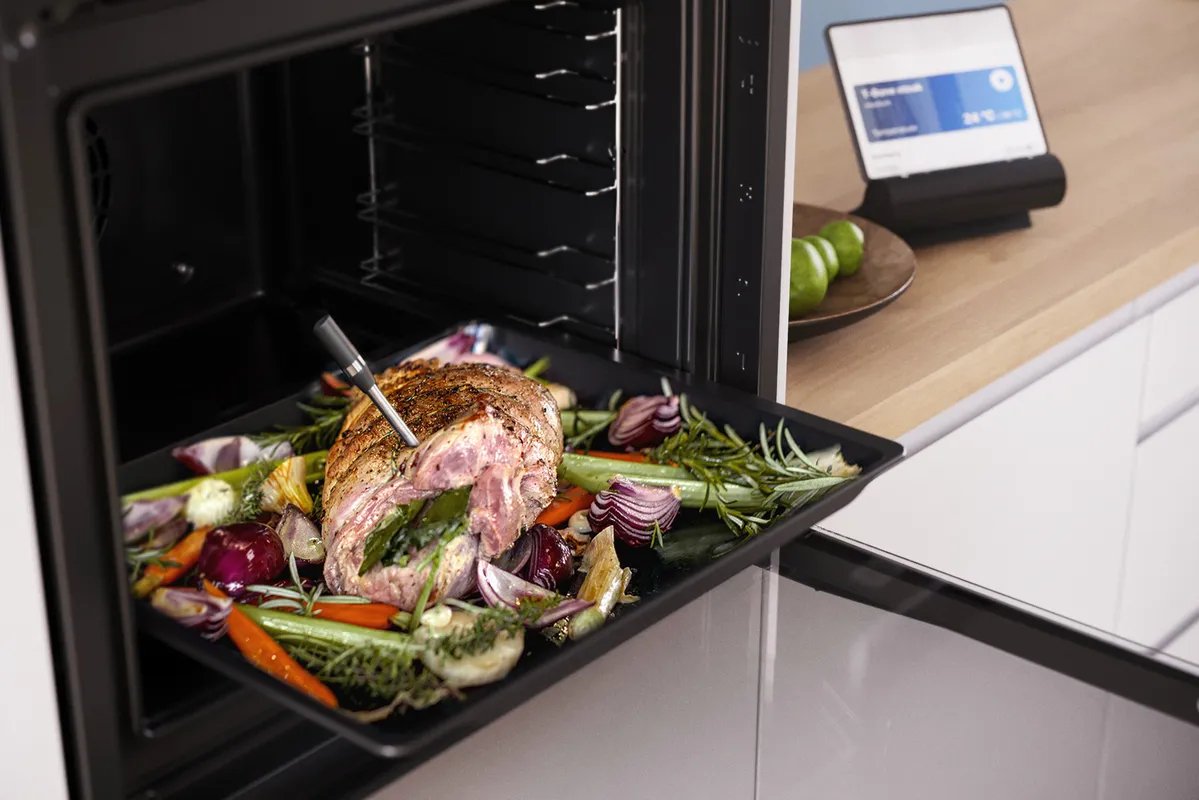 Sensor De Temperatura De Núcleo De Núcleo De Casa De Bosch, Inalámbrico, Parte De Repuesto Negro, Para Termómetro De Fritura De Perfectroast Inalámbrica Hez32wa00