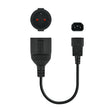 EAN 8433281009615 - Nanocable 10.22.0901 cable de transmisión Negro 0,25 m C14 acoplador CEE7/4 imagen 1