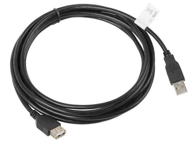 EAN 5901969413755 - Lanberg CA-USBE-10CC-0030-BK cable USB USB 2.0 3 m USB A Negro imagen 1