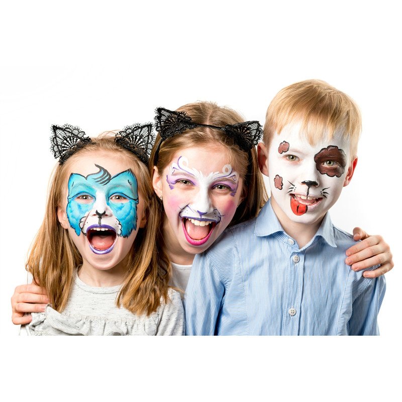 Alpino Maquillaje En Barra Fiesta Face Stick Caja De 6 Naranja