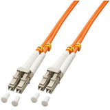 Lindy 46481 Cable De Fibra Optica 2 M Lc Om2 Naranja