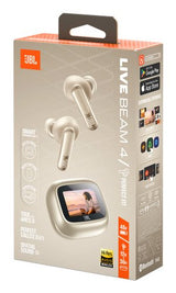 Jbl Live Beam 4, Kabellose Noise-Cancelling-Ohrhörer, Champagner