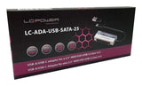 Lc-Power Lc-Ada-Usb-Sata-25 Tarjeta Y Adaptador De Interfaz