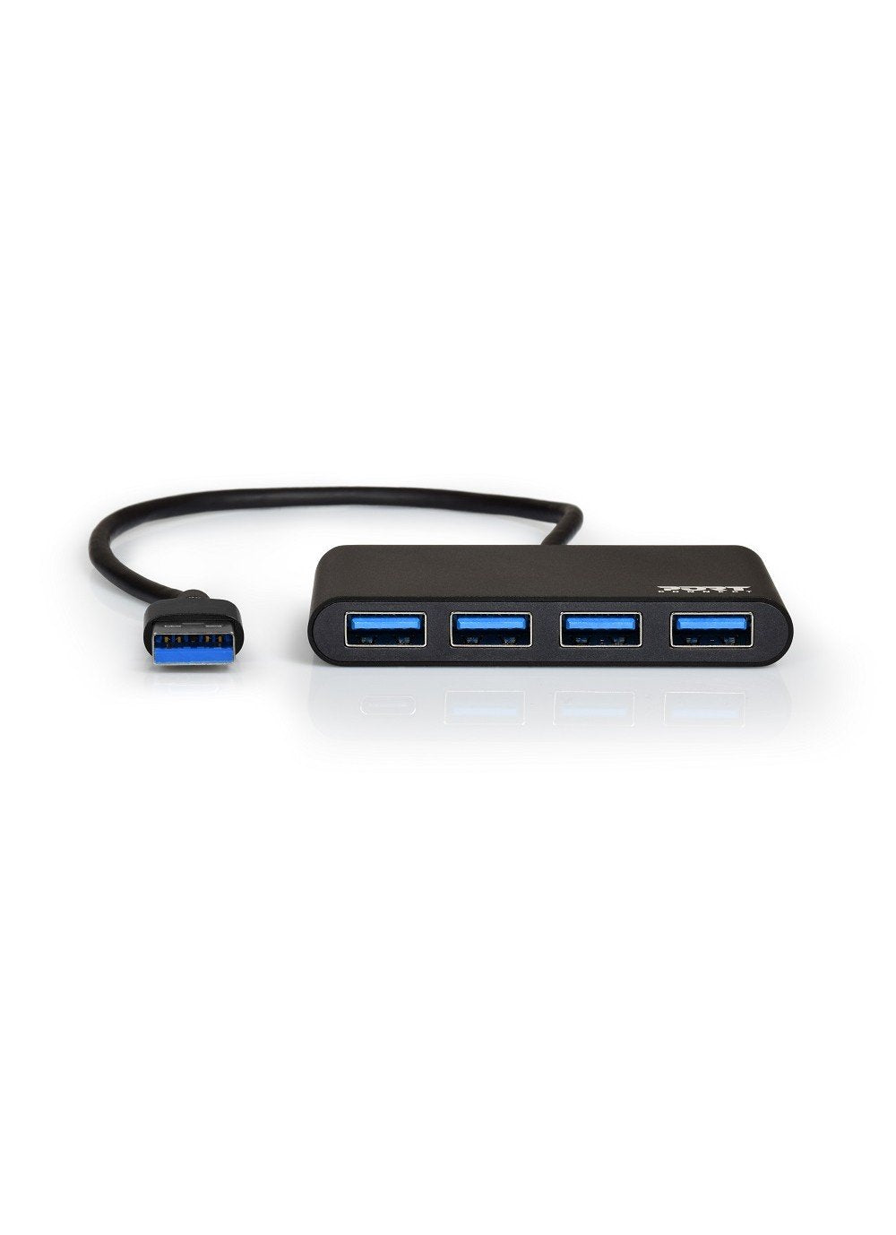Port Designs Hub 4 Puertos Usb 3.0 Negro