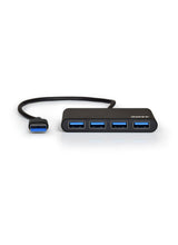 Port Designs Hub 4 Puertos Usb 3.0 Negro