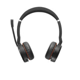 Jabra Evolve 75 Ms Stereo Auricular En Oreja Bluetooth Inalmbricocancelacin De Sonido Activo Usb Con Base De Carga