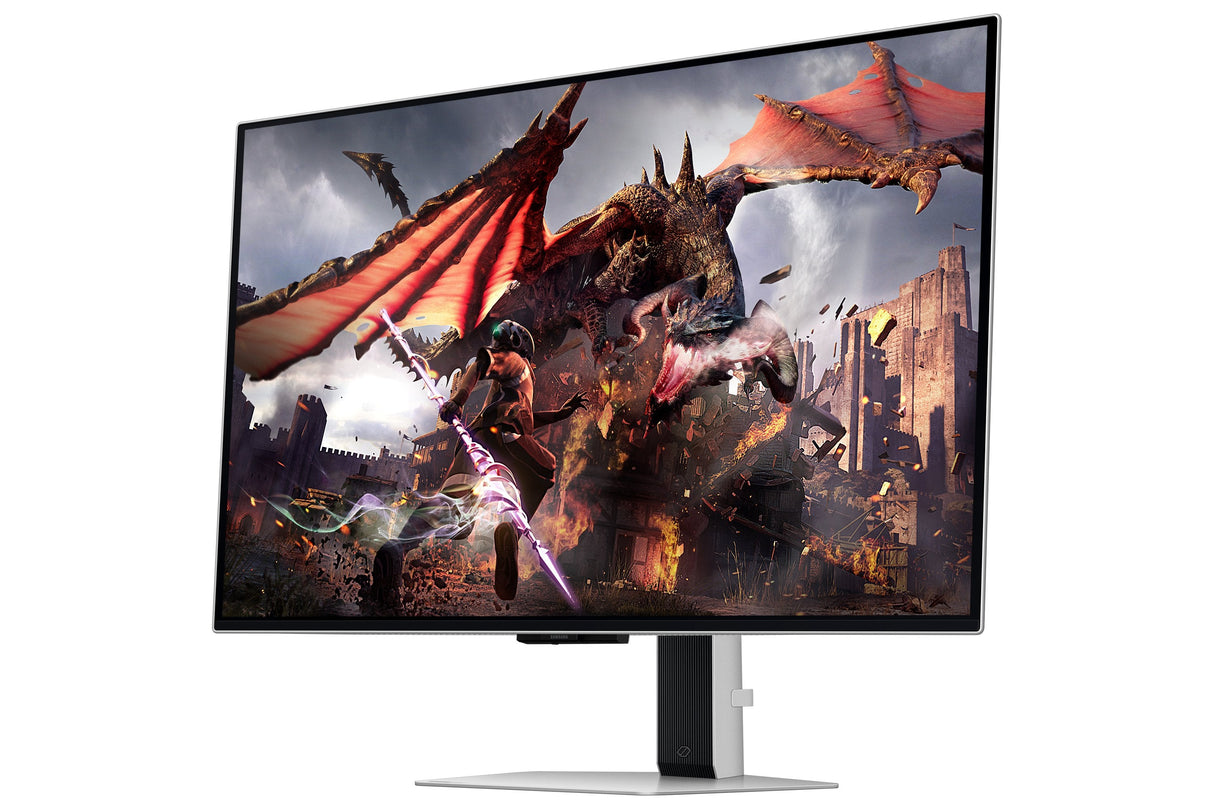 Monitor Gaming Samsung Odyssey Oled G8 S32dg802su 32' 4k 0.03ms 240hz Oled Regulable En Altura Gris