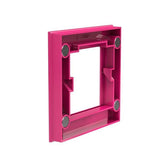 Novus Dahle 95553 Imán Mega Magnet Cuadrado Xl 7,5x7,5 Cm C/Portafoto Rosa