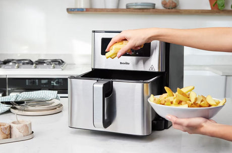 EAN 5060853630583 - Breville VDF131X freidora Sencillo 9 L Independiente 1700 W Freidora de aire caliente Negro, Acero inoxid imagen 7