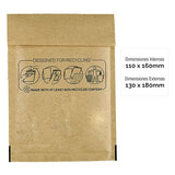 Fellowes Bolsa De Burbujas Banker Box Nº11 Acolchada 110x165mm Kraft -Pack De 10-