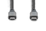 EAN 4016032485865 - Digitus DB-300443-010-S cable USB USB4 Gen 2x2 USB C 40 Gbit/s 100 W Negro imagen 4