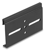 Aluminium Montageclip Für Hutschiene 80,0 X 47,8 Mm Schwarz