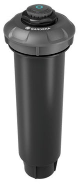 Aspersor Emergente Md40 De Gardena Sprinklersystem (Negro/Gris, Ancho De Pulverización De 2,5 A 3,5 Metros