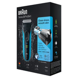 EAN 4210201131694 - Braun Series 3 ProSkin 3045s Máquina de afeitar de láminas Recortadora Negro, Azul imagen 2