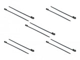 Delock Cablebinder Mit Befestigungsöse L 300 X B 7,6 Mm Schwarz 10 Stück