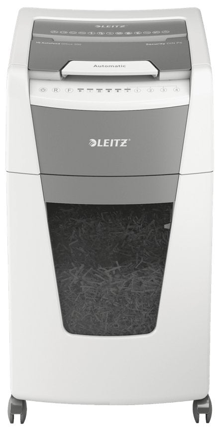 Leitz 80150000 Triturador De Papel Corte Cruzado 22 Cm Gris, Blanco