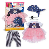 Zapf Creation Baby Born® Conjunto Niña Pirata 43cm, Accesorios Para Muñecas 839737